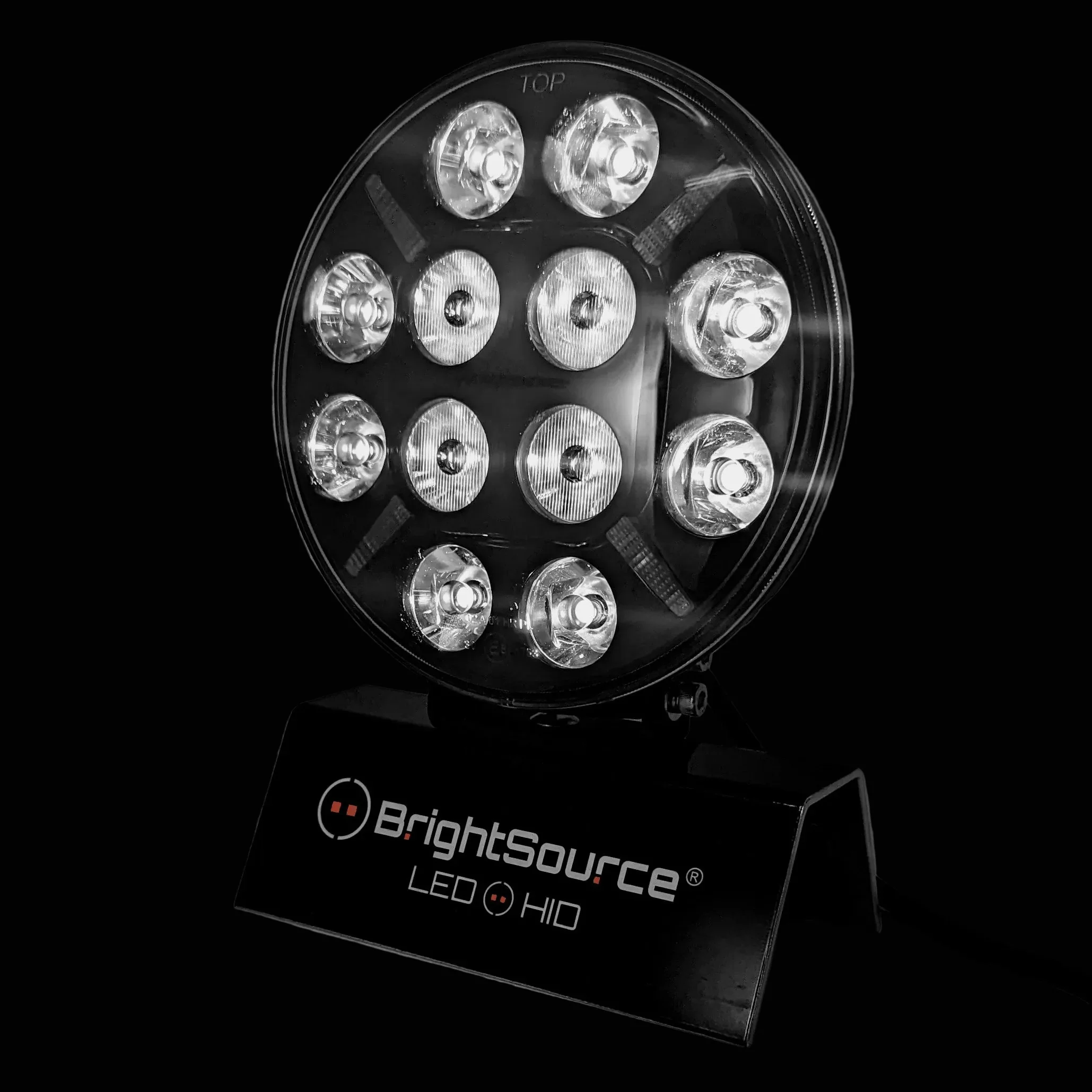 7" Titanium Driving Light with Amber/White Position - Image 4